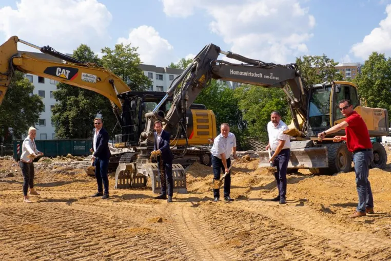 Offizieller Spatenstich für 159 seniorengerechte Servicewohnungen in Dresden-Prohlis Bild: Offizieller Spatenstich für 159 seniorengerechte Servicewohnungen in Dresden-Prohlis