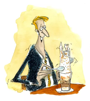 Kaffeesatz lesen ist out – es ist der Löffelschaum, der das wahre Ich verrät Bild: Kaffeesatz lesen ist out – es ist der Löffelschaum, der das wahre Ich verrät