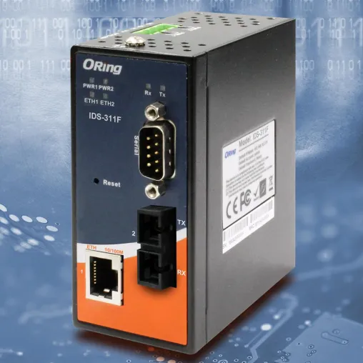 Seriell-Ethernet-Server mit hoher Datensicherheit Bild: Seriell-Ethernet-Server mit hoher Datensicherheit