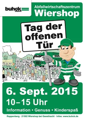 Bild: Tag der offenen Tür im Abfallwirtschaftszentrum Wiershop – Sonntag, 6. September 2015, 10:00-15:00 Uhr