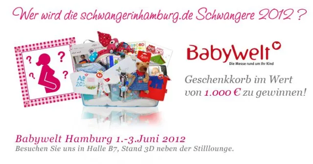 Bild: Schwangerinmeinerstadt.de: Startschuss für schwangerinhamburg.de pünktlich zur BABYWELT 2012