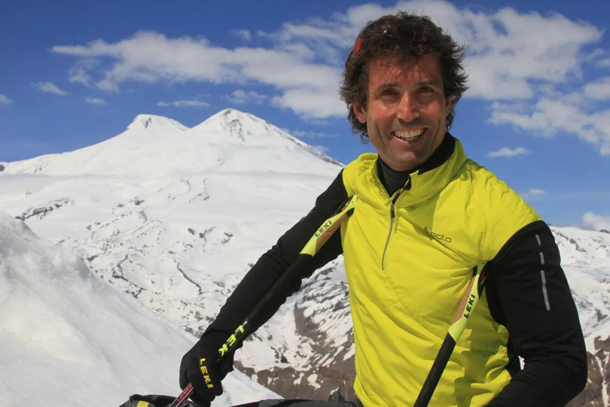 Peter Schlickenrieder auf dem Mount Elbrus