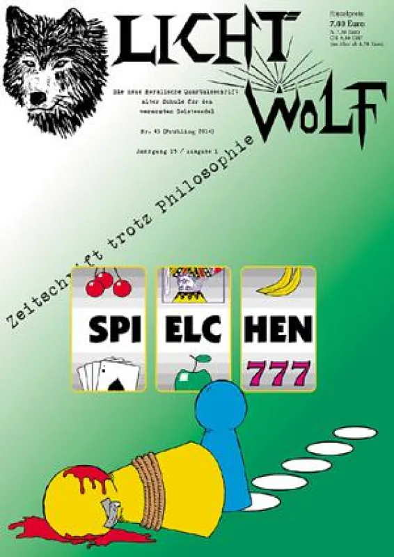 Die Frühlingsausgabe der „Zeitschrift trotz Philosophie“ beschäftigt sich mit „Spielchen“.