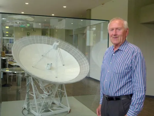 Bild: Schwarzschild-Medaille der Astronomischen Gesellschaft für Richard Wielebinski