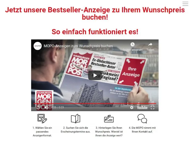 Bild: Hamburger Morgenpost führt „Programmatic Print“ ein