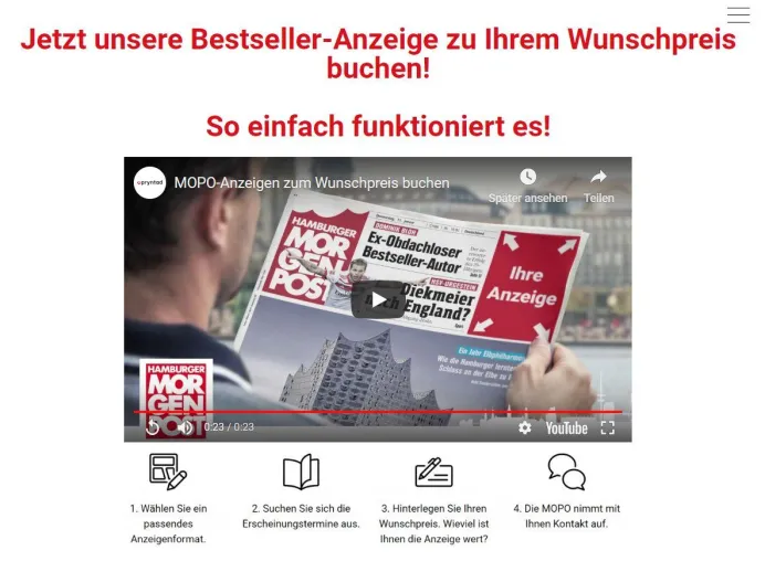 Bild: Hamburger Morgenpost führt „Programmatic Print“ ein