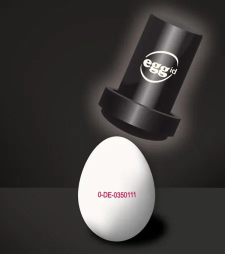 Bild: modico präsentiert den Eierstempel eggid