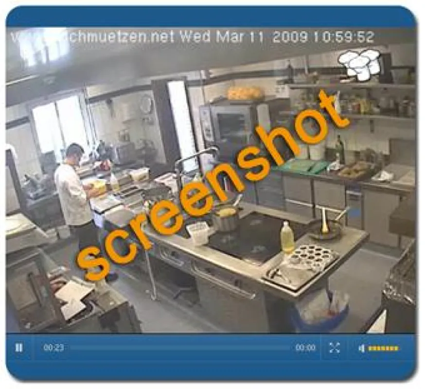 Küchen Web Cam live auf kochmuetzen.net