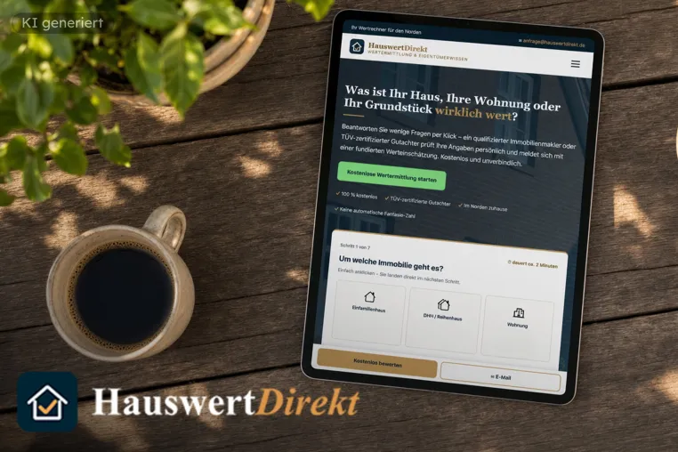 Bild: Immobilienwert ermitteln statt raten: So funktioniert die kostenlose Wertermittlung bei HauswertDirekt