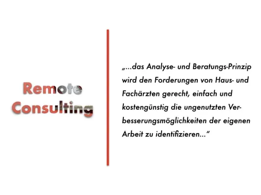 Bild: Innovation in der Beratung von Arztpraxen: Das Remote Consulting-Verfahren