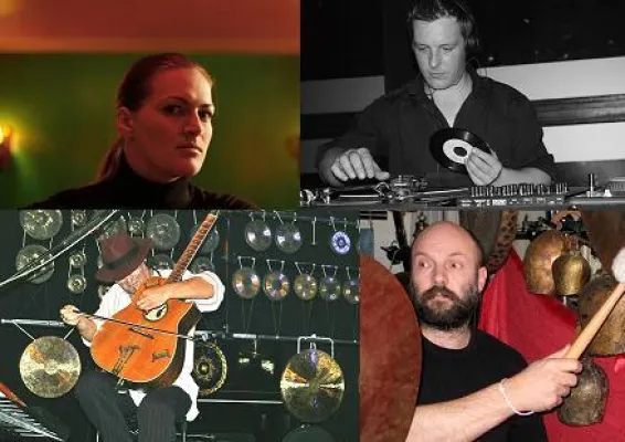 Bild: „Gottes Schlachthof“ von Peter "Kuno" Kühnel live zur Ostrale 2010 in Dresden