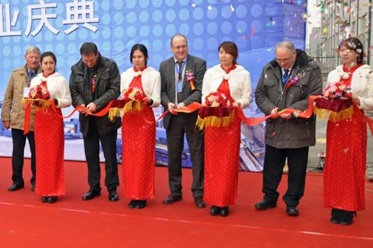 Feierliche Eröffnung des Servicecenters in Tianjin