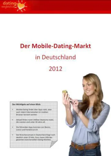 1 Million Deutsche flirten mobil - erste Studie zum Mobile-Dating Bild: 1 Million Deutsche flirten mobil - erste Studie zum Mobile-Dating