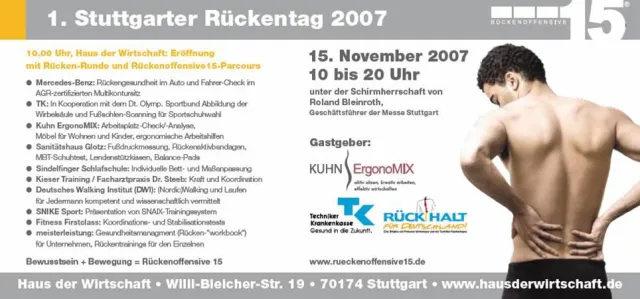 Bild: Eine „meisterleistung“ für den Rücken