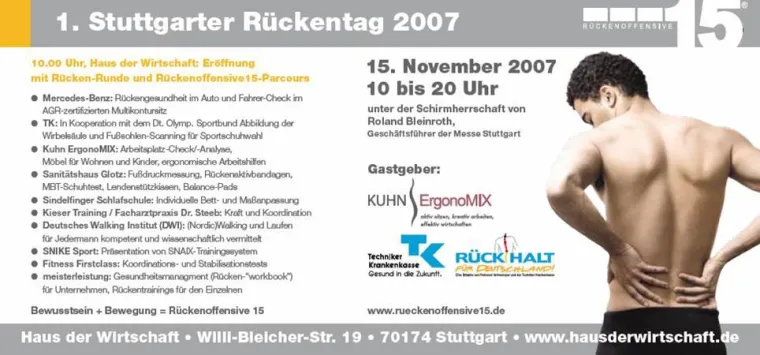 Bild: Eine „meisterleistung“ für den Rücken