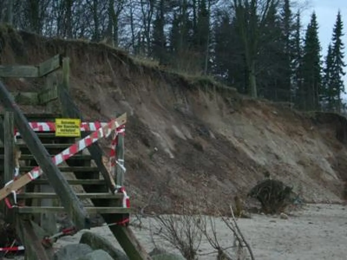 Klima & Küste - Blick auf die Steilküste in Kiel-Schilksee
