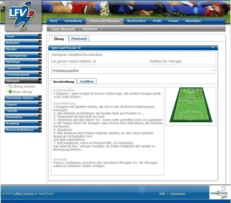 Qualität von Easy2Coach für den Liechtensteiner Fußballverband Bild: Qualität von Easy2Coach für den Liechtensteiner Fußballverband