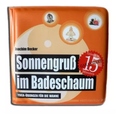 Bild: Geschenketrends zur Ambiente 2013: Verlag stellt wasserfestes Yoga-Übungsbuch für die Wanne vor