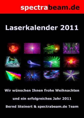 Bild: Lasershow-Kalender 2011 - Der erste Fotokalender von spectrabeam.de mit dem Thema Lasershows