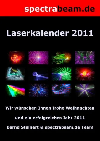 Bild: Lasershow-Kalender 2011 - Der erste Fotokalender von spectrabeam.de mit dem Thema Lasershows