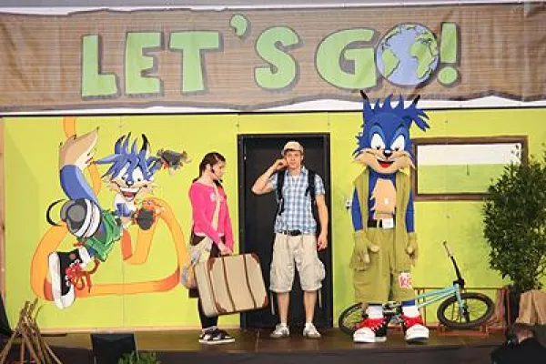 Bild: Kindermissionsfest unter dem Motto „Nimm mich mit!“