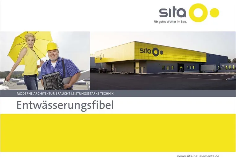Bild: Sita Entwässerungsfibel: Leitfaden zur normengerechten Flachdachentwässerung