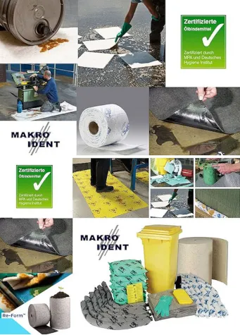 Ölbindemittel: Hoch saugfähig, zertifiziert und umweltfreundlich Bild: Ölbindemittel: Hoch saugfähig, zertifiziert und umweltfreundlich