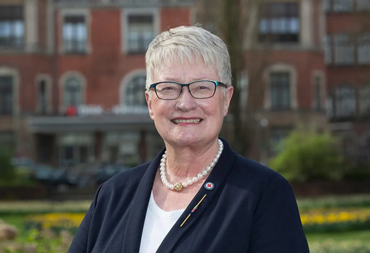 Frau Deterding ist die erste Oberin, die verheiratet war