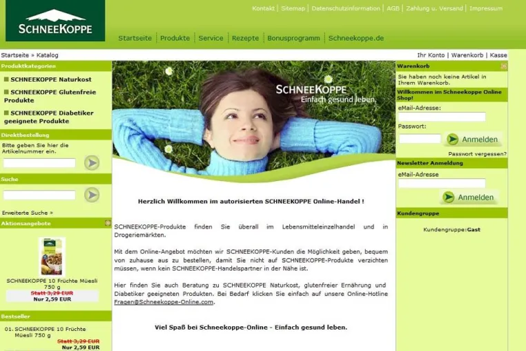 Bild: Traditionsmarke SCHNEEKOPPE mit neuem autorisierten Online-Shop