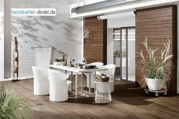 Heizstrahler-Direkt.de stellt die neuen Heatstrip Dunkelstrahler in der Farbe weiß vor Bild: Heizstrahler-Direkt.de stellt die neuen Heatstrip Dunkelstrahler in der Farbe weiß vor