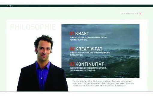 Die neue Version von beaufort8.de erweckt die Navigation zum Leben Bild: Die neue Version von beaufort8.de erweckt die Navigation zum Leben