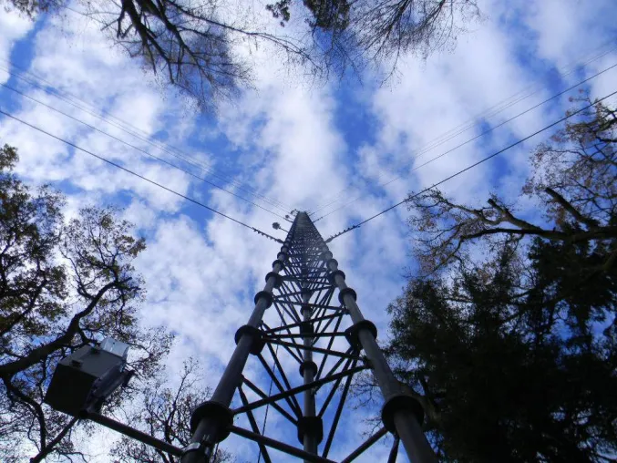 Bild: Bat-Mast – ein Messmast für die Fledermaus-Forschung