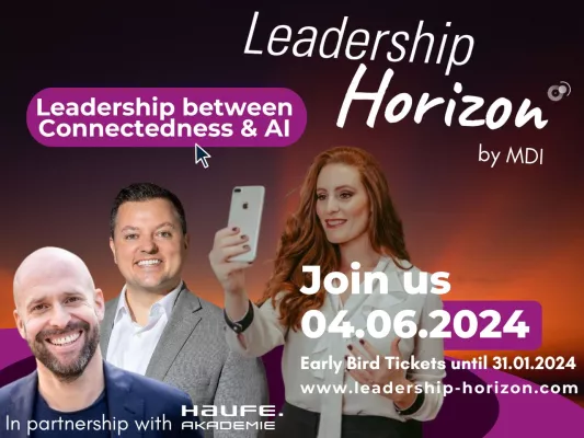 Bild: LEADERSHIP HORIZON 2024: WO FÜHRUNG AUF KI UND VERNETZUNG TRIFFT