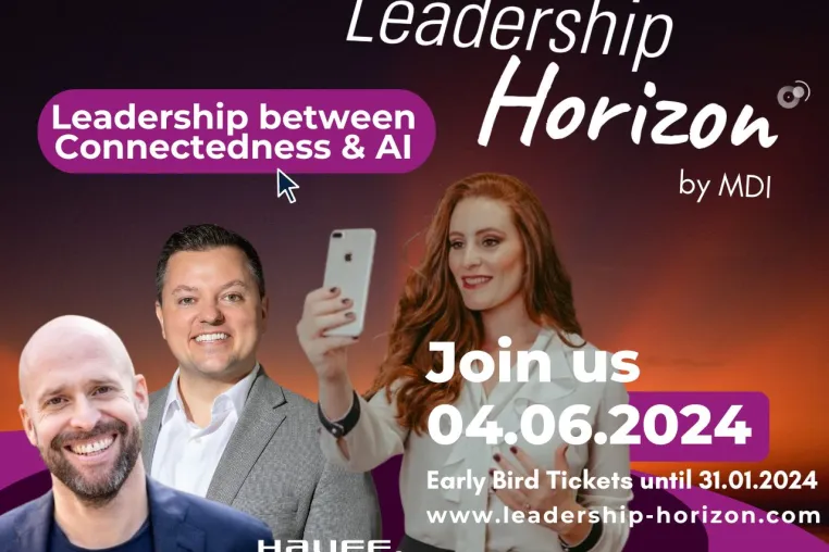 Bild: LEADERSHIP HORIZON 2024: WO FÜHRUNG AUF KI UND VERNETZUNG TRIFFT
