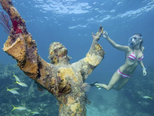 Bild: Auf Tauchstation im Florida Keys National Marine Sanctuary