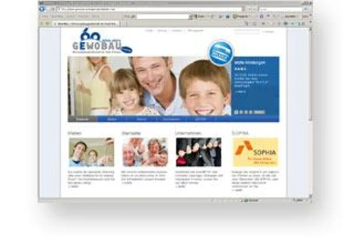 Bild: Relaunchprojekt GEWOBAU Erlangen