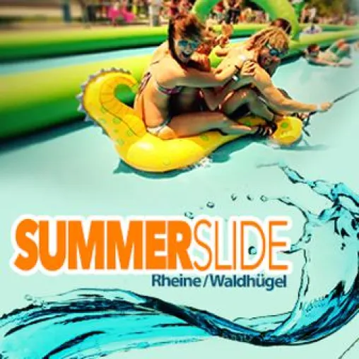 Riesenwasserrutsche in Rheine Bild: Riesenwasserrutsche in Rheine