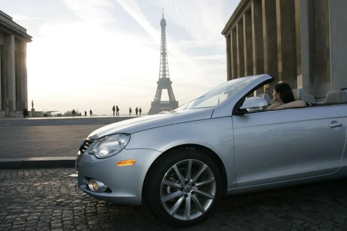 Endstation der EOS-Präsentation für VW of America war in 2006 der Pariser Autosalon.