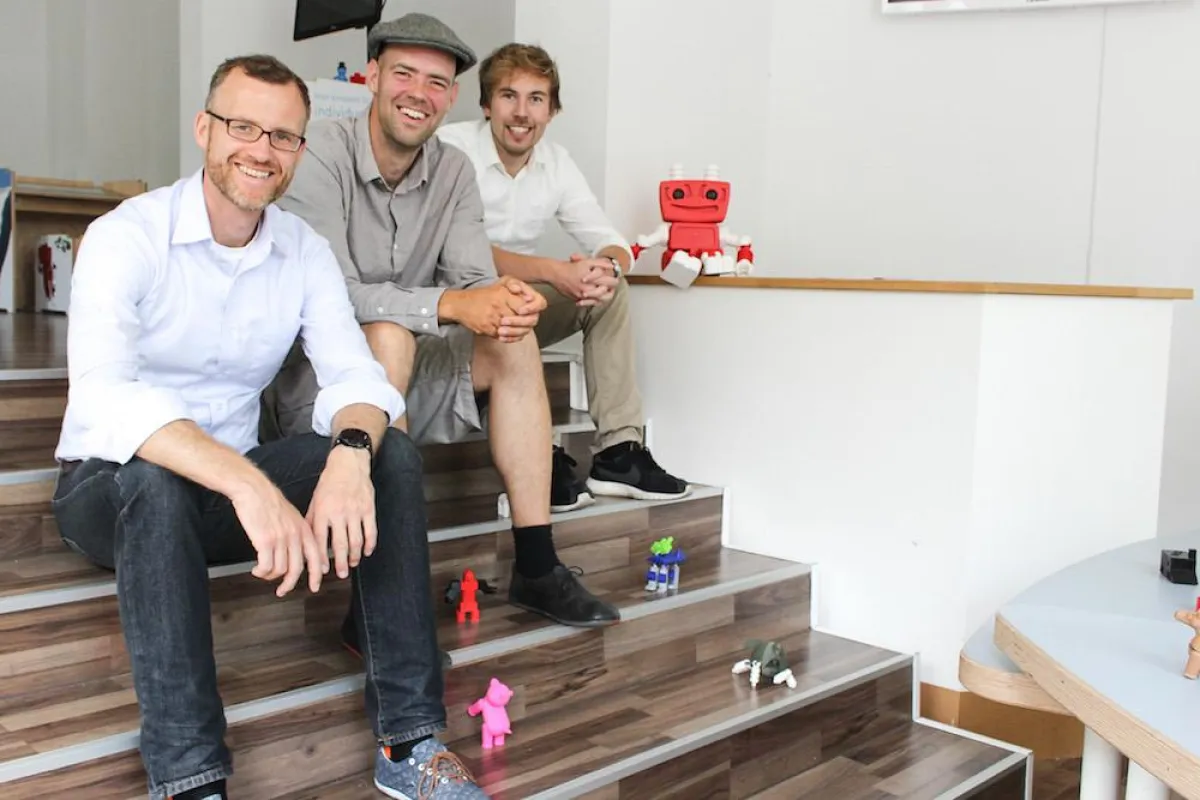 Das Gründerteam von TinkerToys (v.l.n.r.): Dr. Marko Jakob, Sebastian Schröder, Sebastian Friedrich.