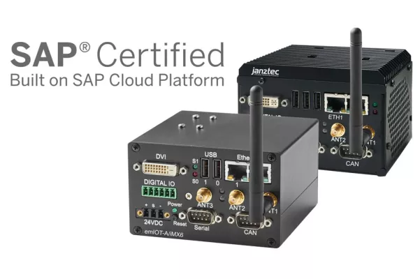 Bild: Janz Tec AG präsentiert von SAP zertifizierte IoT Edge Systeme für die SAP Cloud Plattform