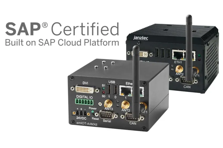 Janz Tec AG präsentiert von SAP zertifizierte IoT Edge Systeme für die SAP Cloud Plattform Bild: Janz Tec AG präsentiert von SAP zertifizierte IoT Edge Systeme für die SAP Cloud Plattform