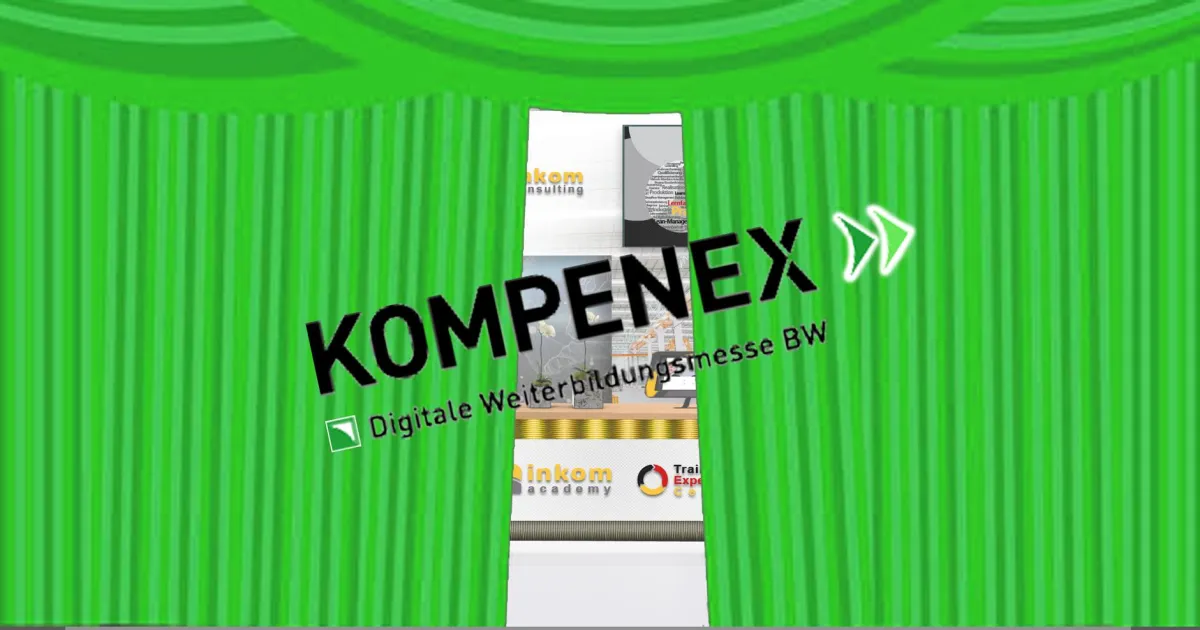 Erster Blick auf den Messestand inkom consulting