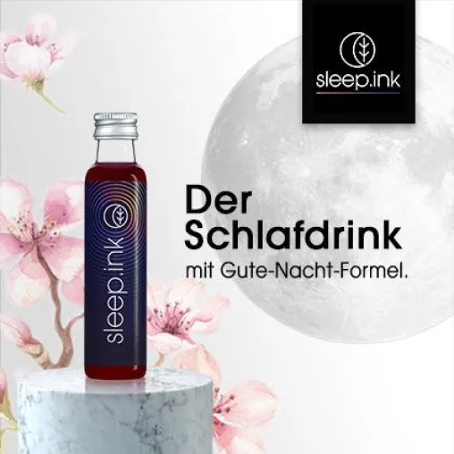 Bild: sleep.ink –der Schlafdrink mit Gute-Nacht-Formel nun auch im Einzelhandel!