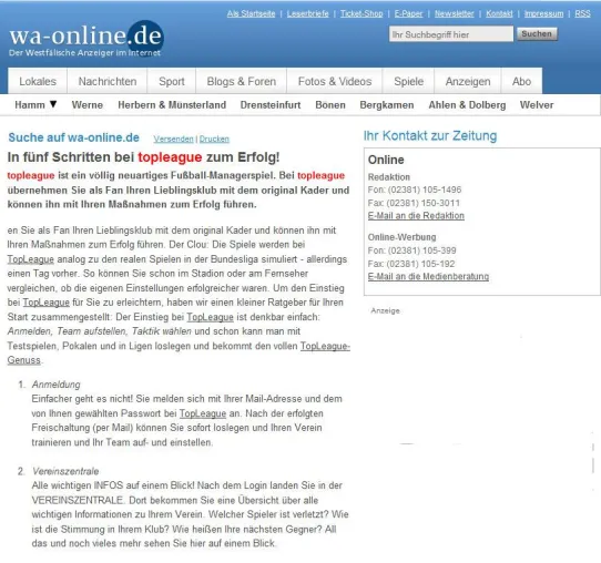 Bild: aitainment maximiert deutschlandweite Vermarktung für TopLeague