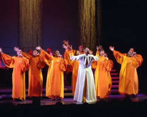 Bild: The Harlem Gospel Singers mit neuem Programm im Dezember im Festspielhaus