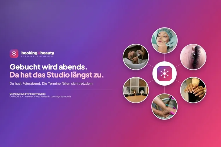 Bild: Booking4Beauty setzt auf provisionsfreie Online-Termine für Beauty-Studios