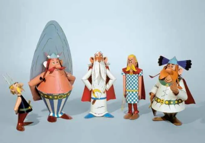 Bild: Von Asterix bis Zeppelin. Hubert Siegmund - ein Überlinger Meister des Kartonmodells