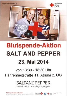 Bild: Blutspende: DRK in Kooperation mit Technologie-Beratung Salt and Pepper