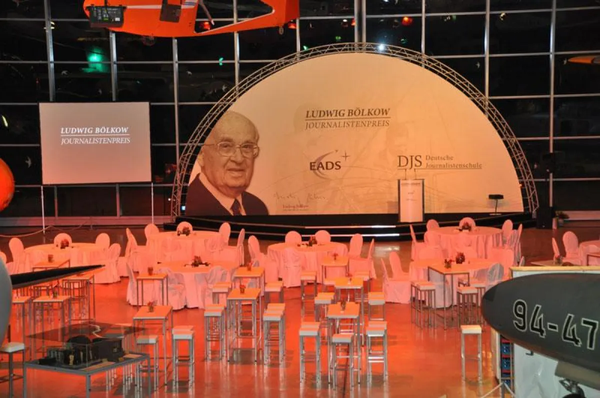 Verleihung des Ludwig-Bölkow-Journalisten Preises (Foto: stagegroup, frei zur Veröffentlichung bei Namensnennung)
