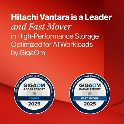 Bild: Hitachi iQ ist laut GigaOm führende Speicherlösung für KI-Workloads